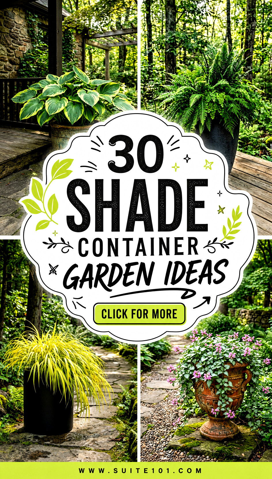 30 Shade Container Garden Ideas for Beautiful Balconies - 30 Shade Container Garden Ideas for Beautiful Balconies