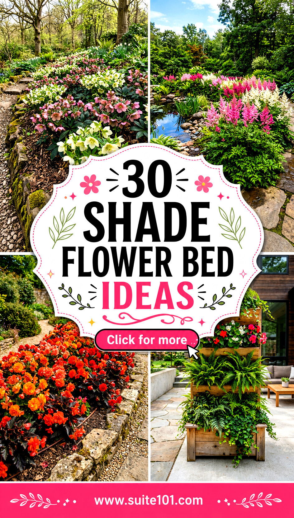 30 Shade Flower Bed Ideas to Brighten Dark Corners Beautifully - 30 Shade Flower Bed Ideas to Brighten Dark Corners Beautifully