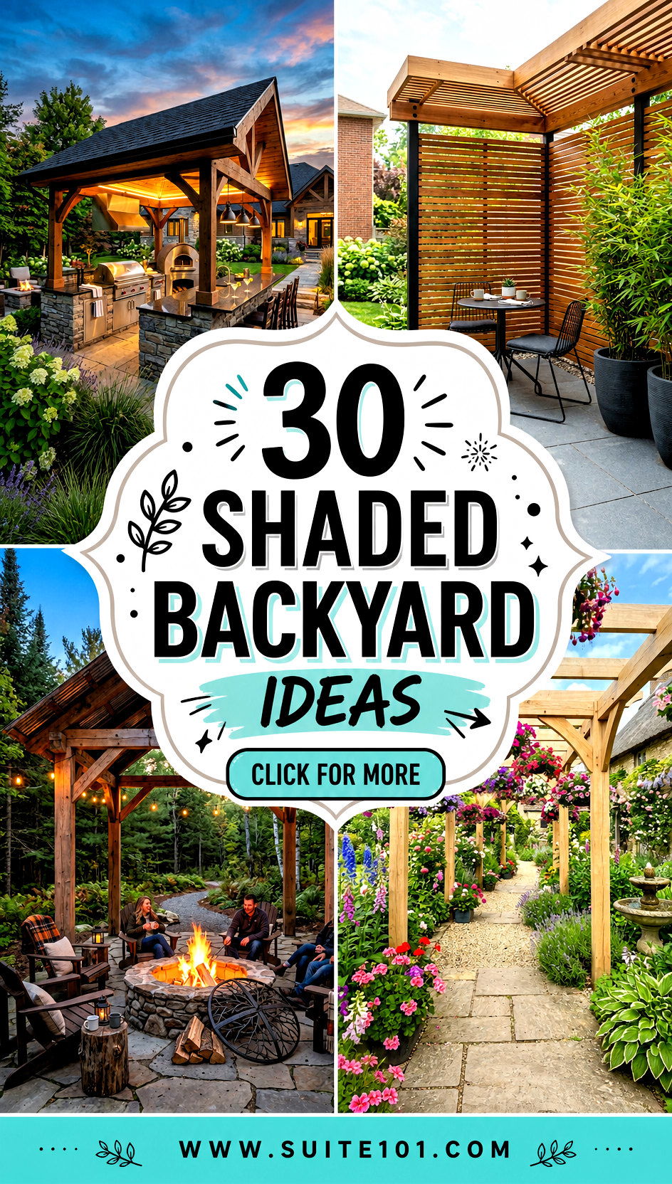 30 Shaded Backyard Ideas for Relaxing in Cool Comfort - 30 Shaded Backyard Ideas for Relaxing in Cool Comfort