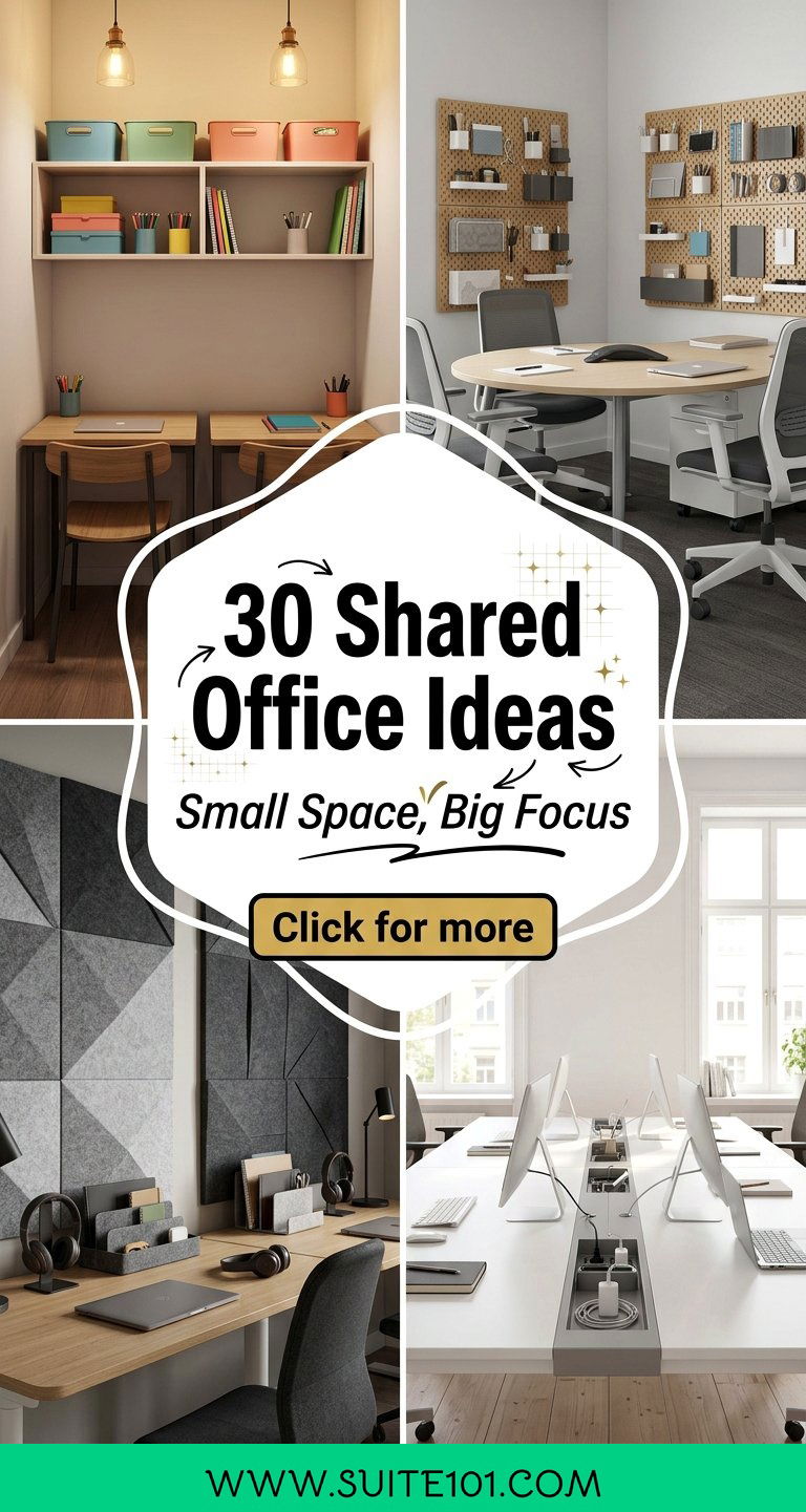 30 Shared Office Ideas for Small Spaces and Big Focus - 30 Shared Office Ideas for Small Spaces and Big Focus