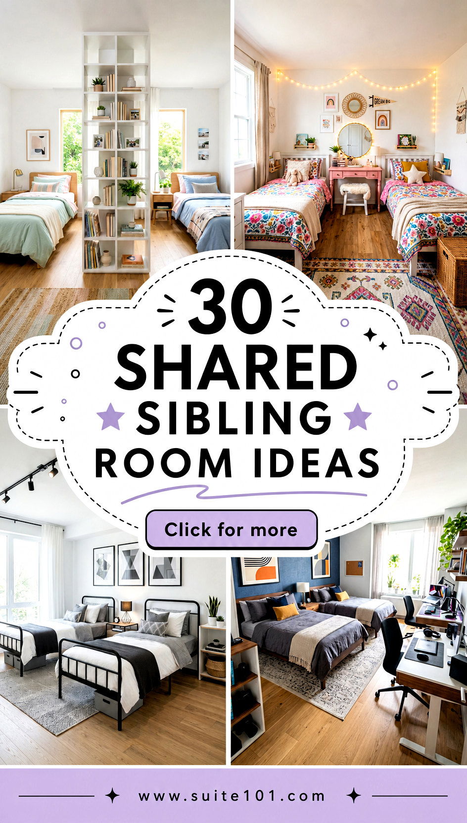 30 Shared Sibling Room Ideas to Keep Peace at Home - 30 Shared Sibling Room Ideas to Keep Peace at Home