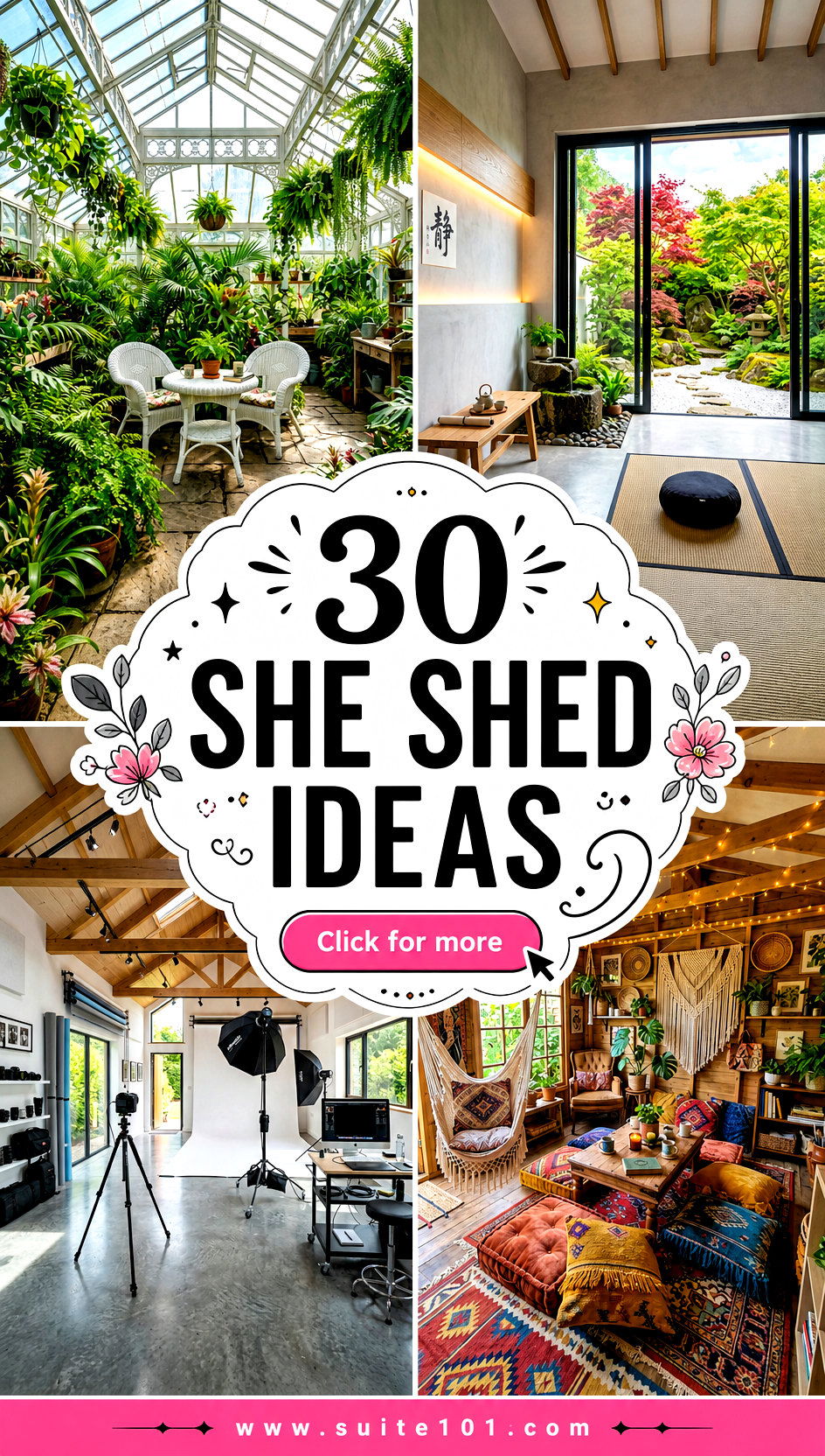 30 She Shed Ideas for Your Dream Backyard Retreat - 30 She Shed Ideas for Your Dream Backyard Retreat