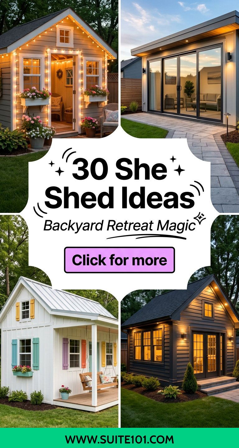 30 She Shed Ideas for Your Dream Backyard Retreat - 30 She Shed Ideas for Your Dream Backyard Retreat