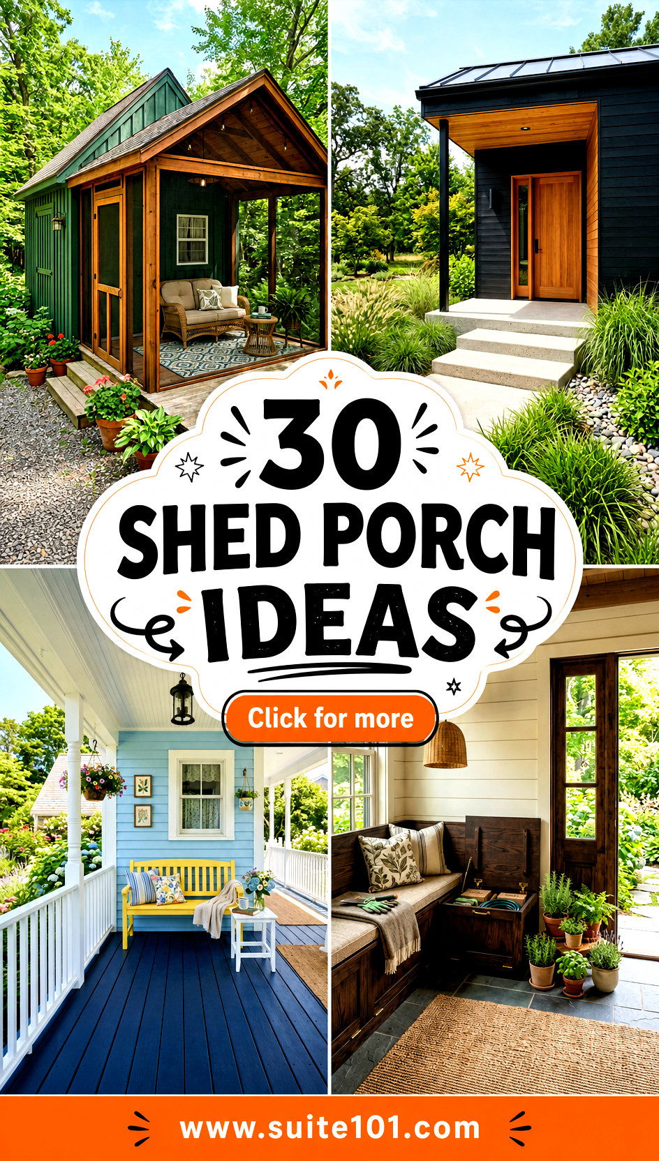 30 Shed Porch Ideas to Upgrade Your Outdoor Entryway - 30 Shed Porch Ideas to Upgrade Your Outdoor Entryway