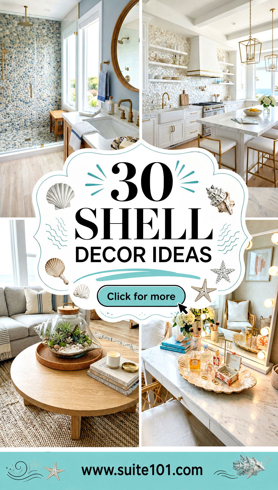 30 Shell Decor Ideas for Coastal Charm All Year Round - 30 Shell Decor Ideas for Coastal Charm All Year Round
