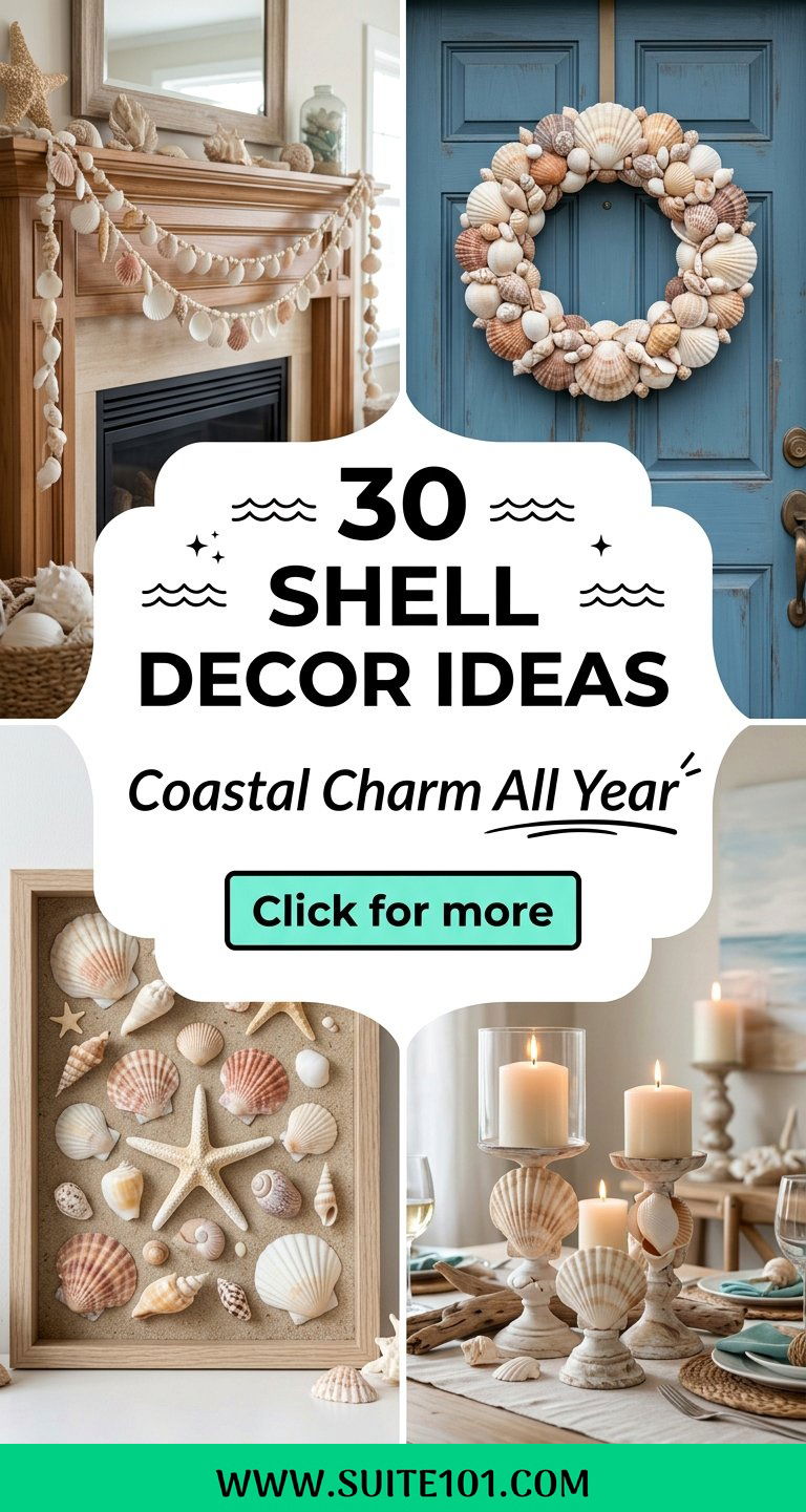 30 Shell Decor Ideas for Coastal Charm All Year Round - 30 Shell Decor Ideas for Coastal Charm All Year Round