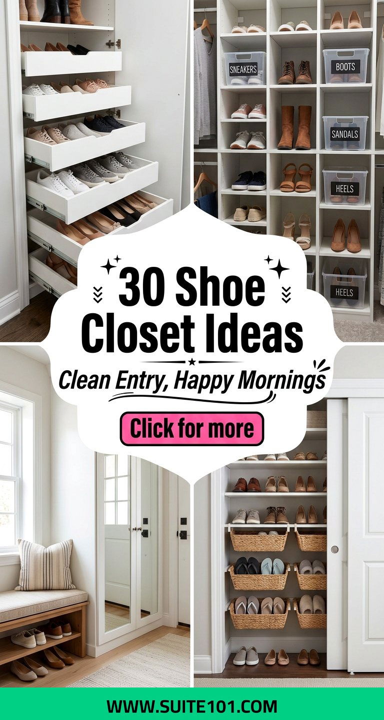 30 Shoe Closet Ideas to Streamline Your Entryway - 30 Shoe Closet Ideas to Streamline Your Entryway