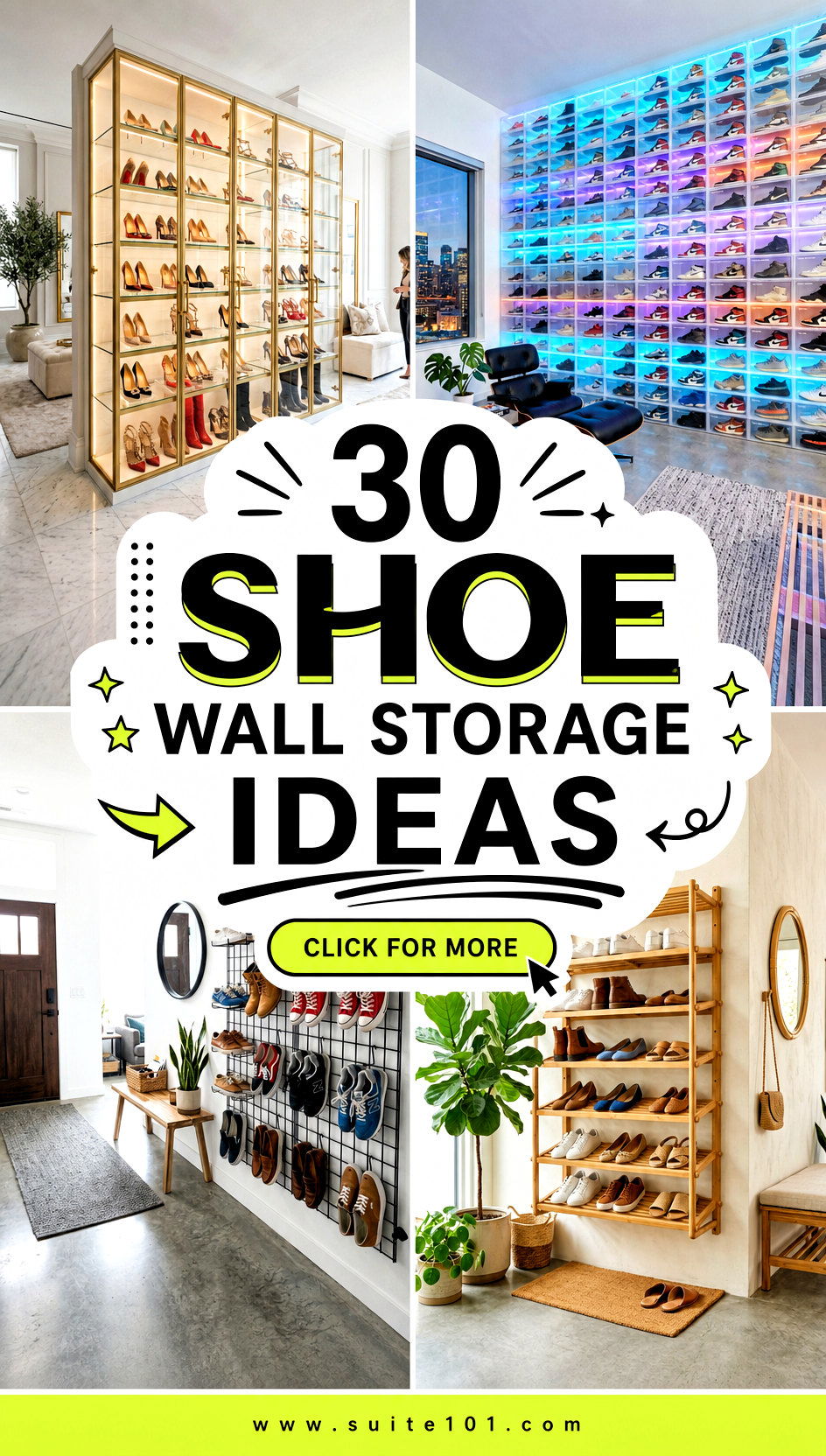 30 Shoe Wall Storage Ideas to Maximize Small Spaces - 30 Shoe Wall Storage Ideas to Maximize Small Spaces