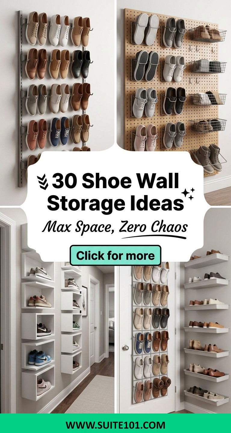 30 Shoe Wall Storage Ideas to Maximize Small Spaces - 30 Shoe Wall Storage Ideas to Maximize Small Spaces