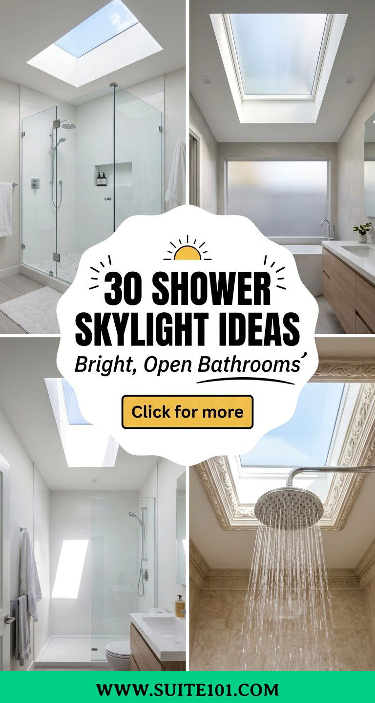 30 Shower Skylight Ideas for Bright Open Bathrooms - 30 Shower Skylight Ideas for Bright, Open Bathrooms