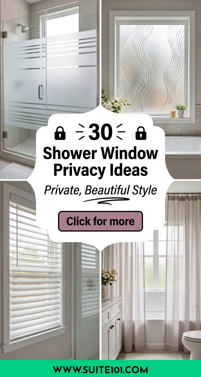 30 Shower Window Privacy Ideas for Private Beautiful Style - 30 Shower Window Privacy Ideas for Private, Beautiful Style