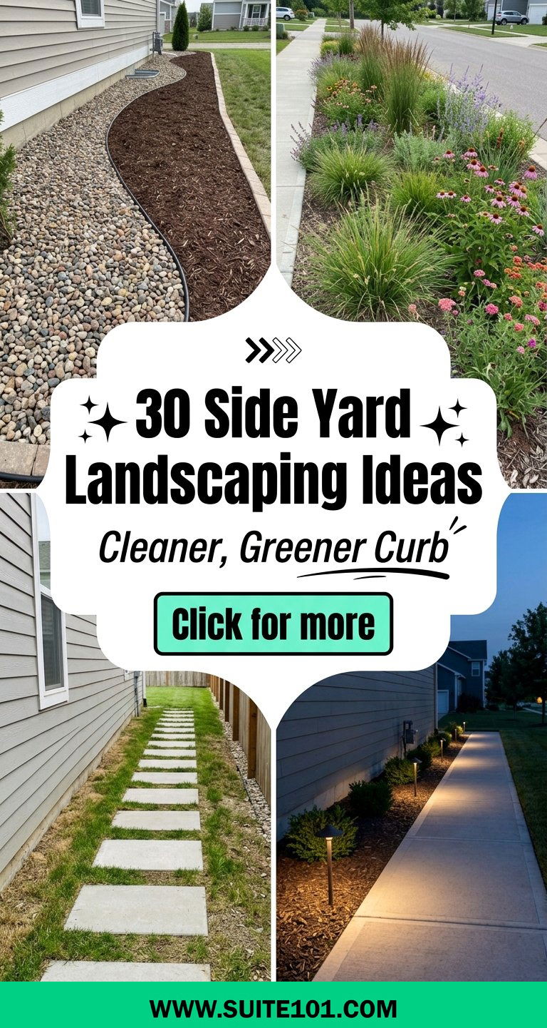30 Side Yard Landscaping Ideas for a Cleaner Greener Look - 30 Side Yard Landscaping Ideas for a Cleaner, Greener Look