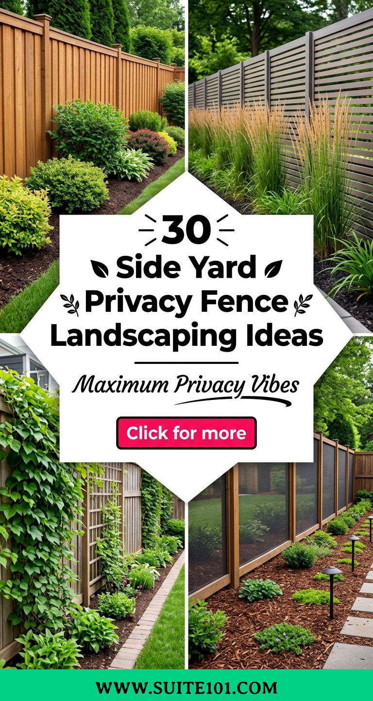 30 Side Yard Privacy Fence Landscaping Ideas for Maximum Privacy - 30 Side Yard Privacy Fence Landscaping Ideas for Maximum Privacy