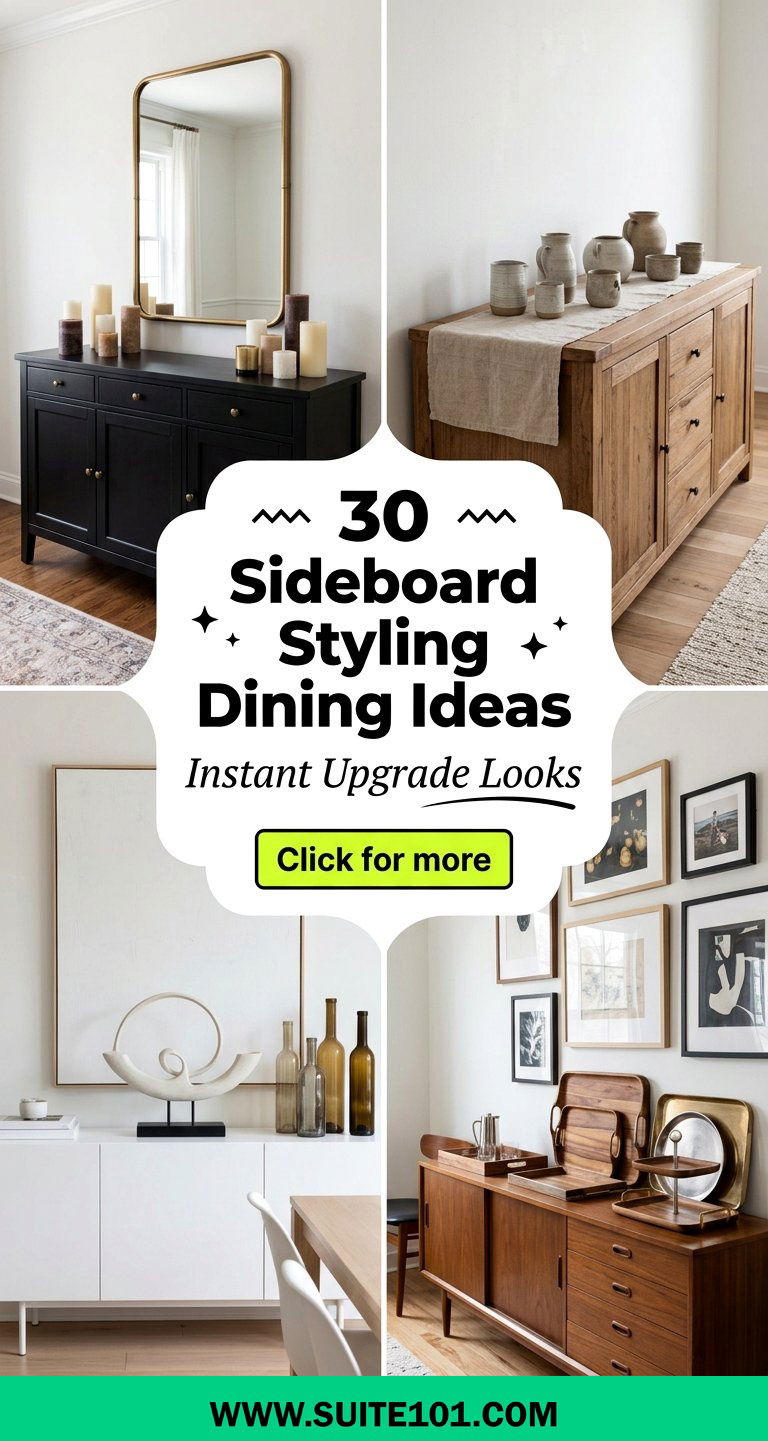 30 Sideboard Styling Dining Ideas for Instant Upgrade - 30 Sideboard Styling Dining Ideas for Instant Upgrade