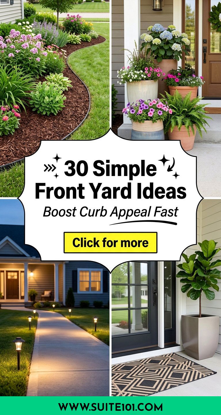 30 Simple Front Yard Ideas to Boost Curb Appeal Fast Today - 30 Simple Front Yard Ideas to Boost Curb Appeal Fast Today