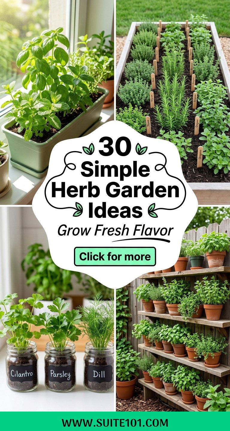 30 Simple Herb Garden Ideas to Grow Fresh Flavor at Home - 30 Simple Herb Garden Ideas to Grow Fresh Flavor at Home