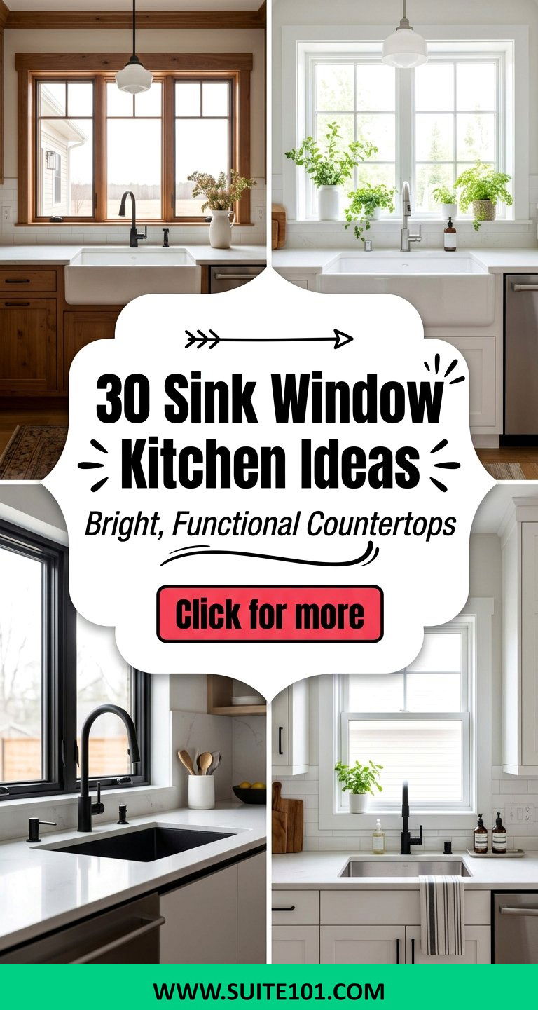 30 Sink Window Kitchen Ideas for Bright Functional Countertops - 30 Sink Window Kitchen Ideas for Bright, Functional Countertops