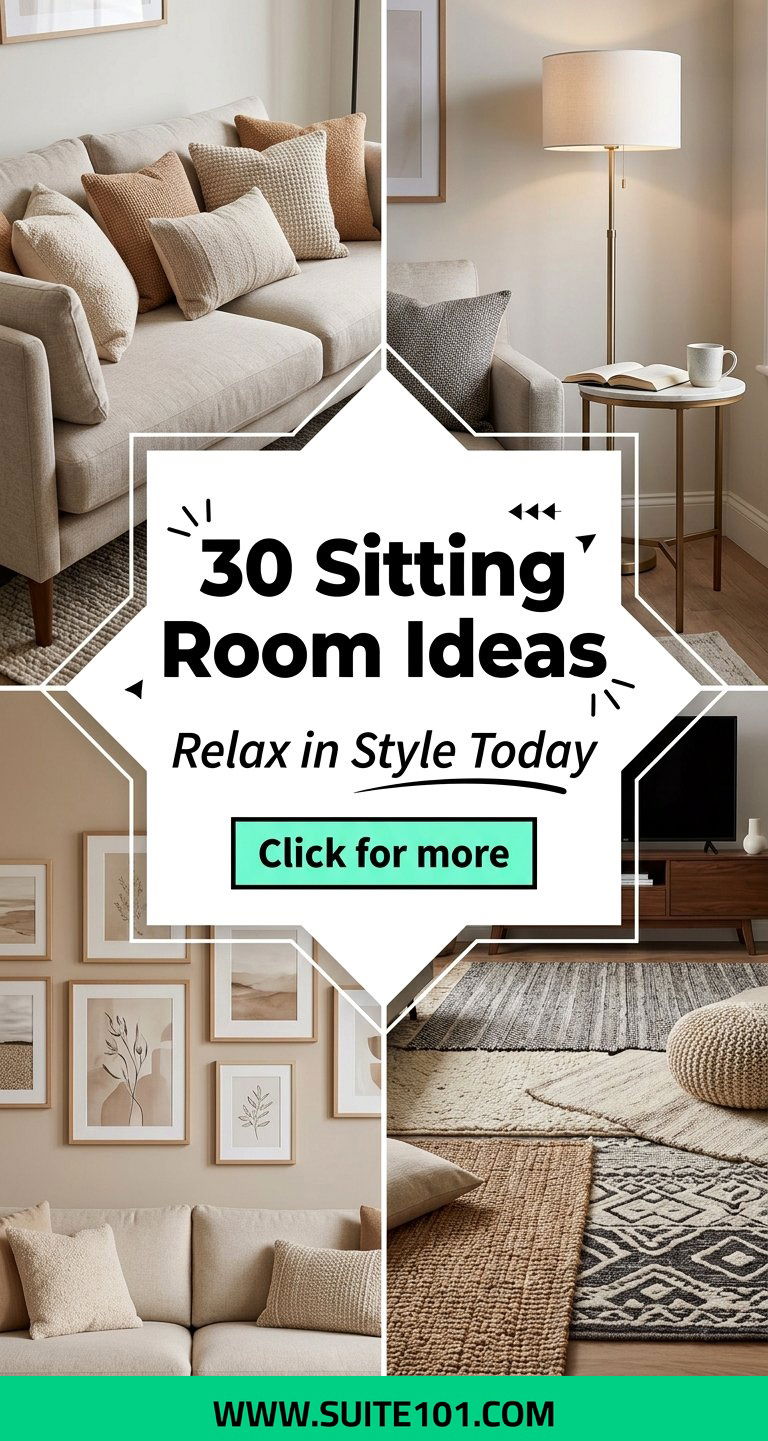 30 Sitting Room Ideas for a Stylish Relaxing Space at Home - 30 Sitting Room Ideas for a Stylish, Relaxing Space at Home