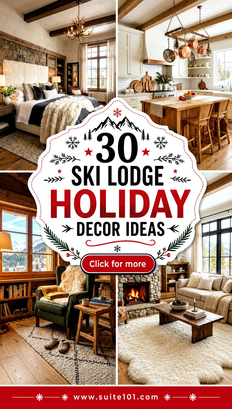 30 Ski Lodge Holiday Decor Ideas for a Cozy Winter Retreat - 30 Ski Lodge Holiday Decor Ideas for a Cozy Winter Retreat
