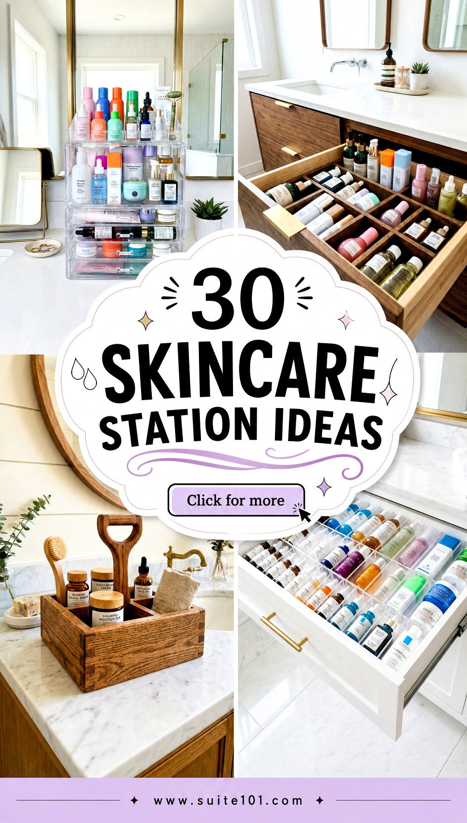 30 Skincare Station Ideas for a Beautiful At-Home Spa Setup - 30 Skincare Station Ideas for a Beautiful At-Home Spa Setup