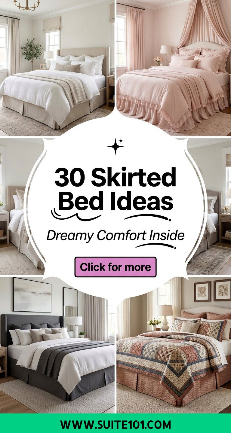 30 Skirted Bed Ideas for Dreamy Bedrooms With Extra Comfort - 30 Skirted Bed Ideas for Dreamy Bedrooms With Extra Comfort