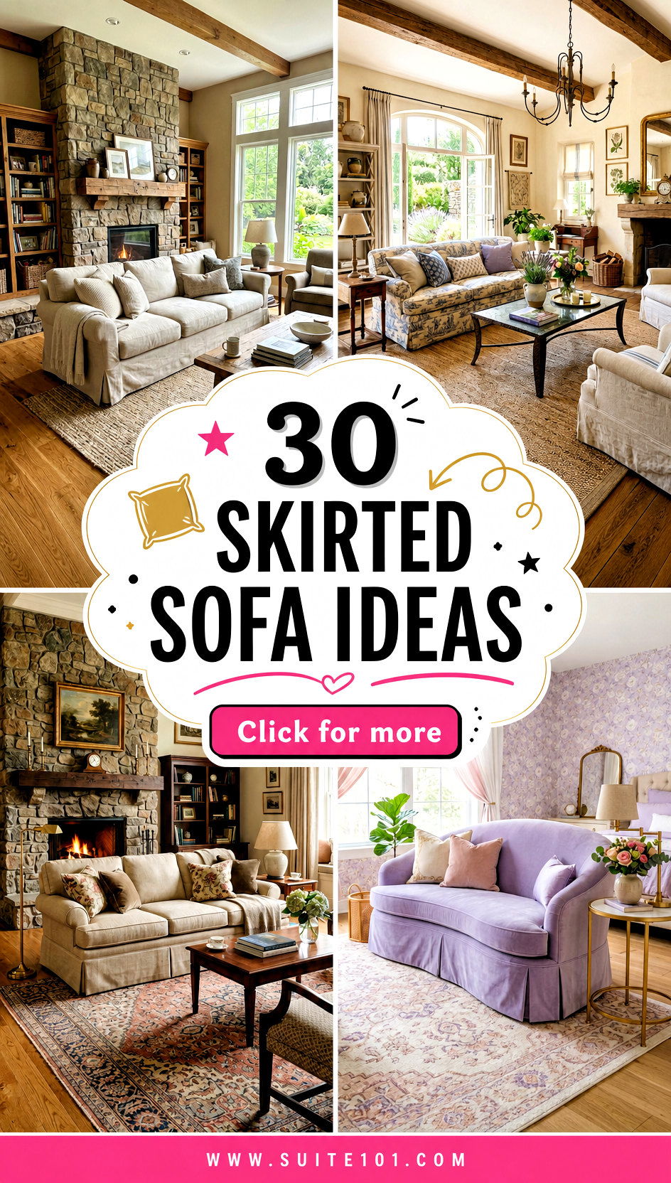 30 Skirted Sofa Ideas for Cozy Rooms and Picture-Perfect Style - 30 Skirted Sofa Ideas for Cozy Rooms and Picture-Perfect Style