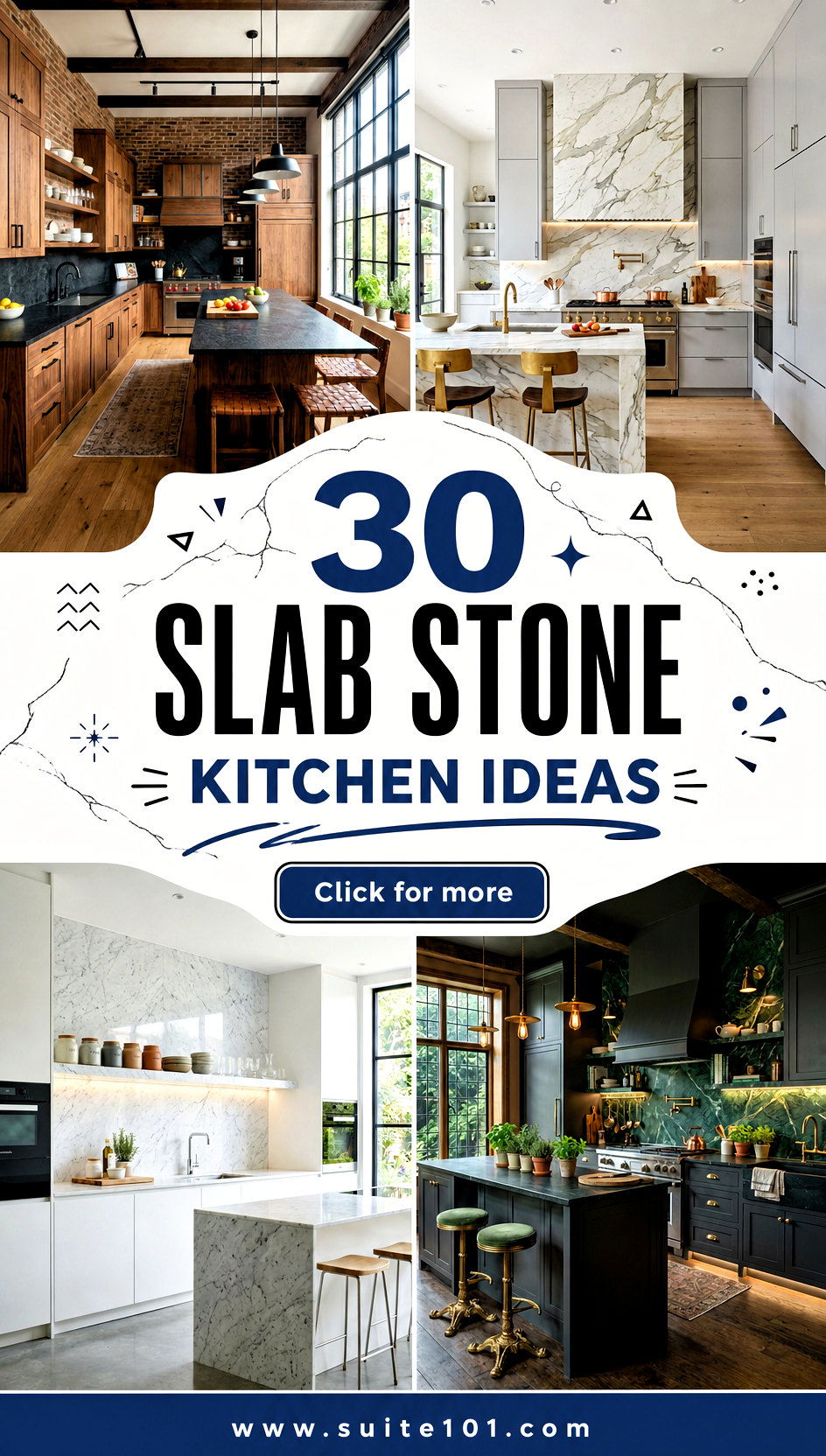 30 Slab Stone Kitchen Ideas That Add Luxe Style Instantly - 30 Slab Stone Kitchen Ideas That Add Luxe Style Instantly