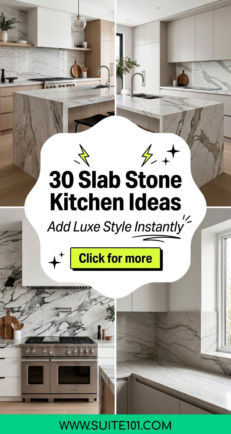 30 Slab Stone Kitchen Ideas That Add Luxe Style Instantly - 30 Slab Stone Kitchen Ideas That Add Luxe Style Instantly