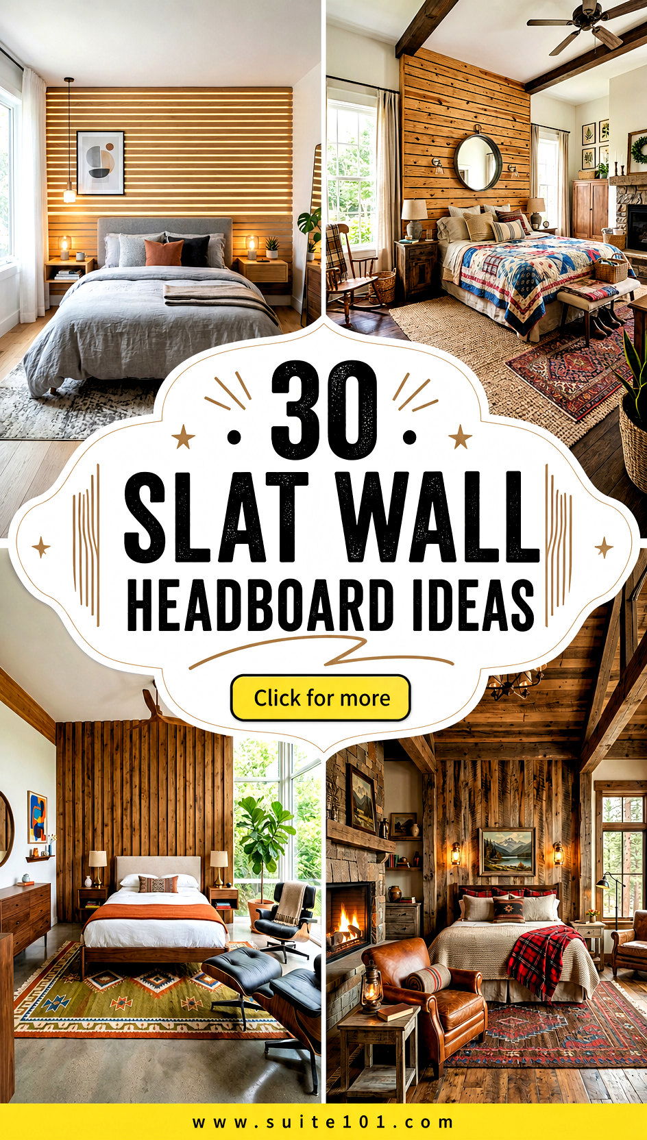 30 Slat Wall Headboard Ideas for a Texture-Rich Bedroom - 30 Slat Wall Headboard Ideas for a Texture-Rich Bedroom