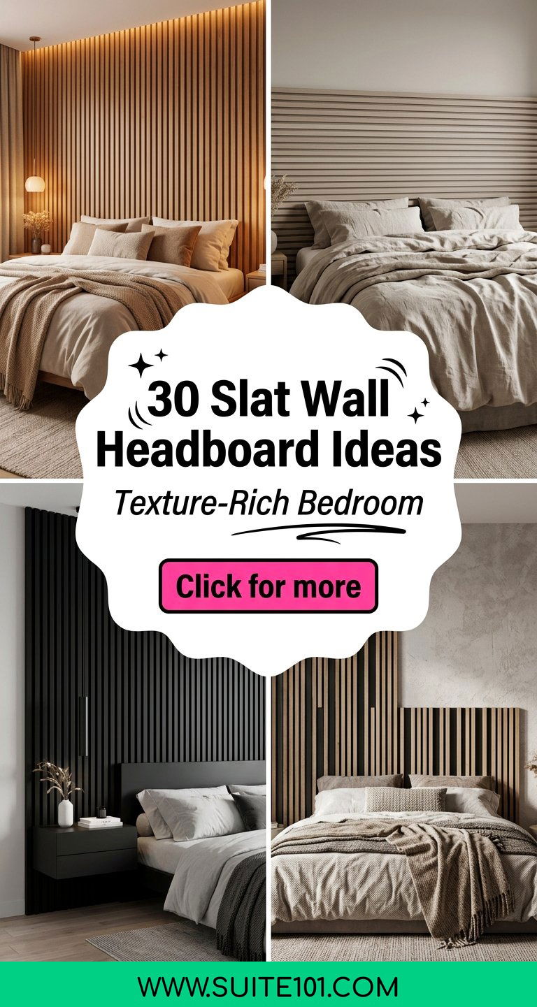 30 Slat Wall Headboard Ideas for a Texture-Rich Bedroom - 30 Slat Wall Headboard Ideas for a Texture-Rich Bedroom