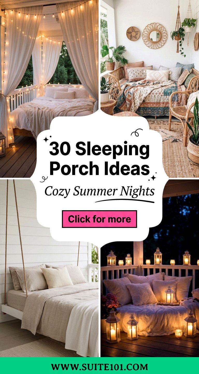 30 Sleeping Porch Ideas for Cozy Summer Nights Outdoors - 30 Sleeping Porch Ideas for Cozy Summer Nights Outdoors