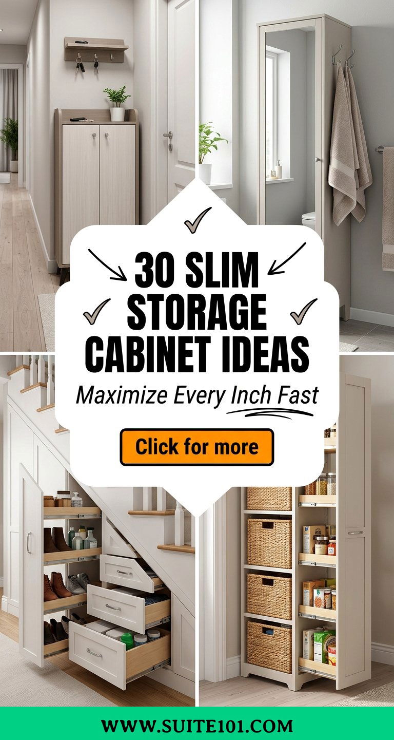 30 Slim Storage Cabinet Ideas to Maximize Every Inch Fast - 30 Slim Storage Cabinet Ideas to Maximize Every Inch Fast