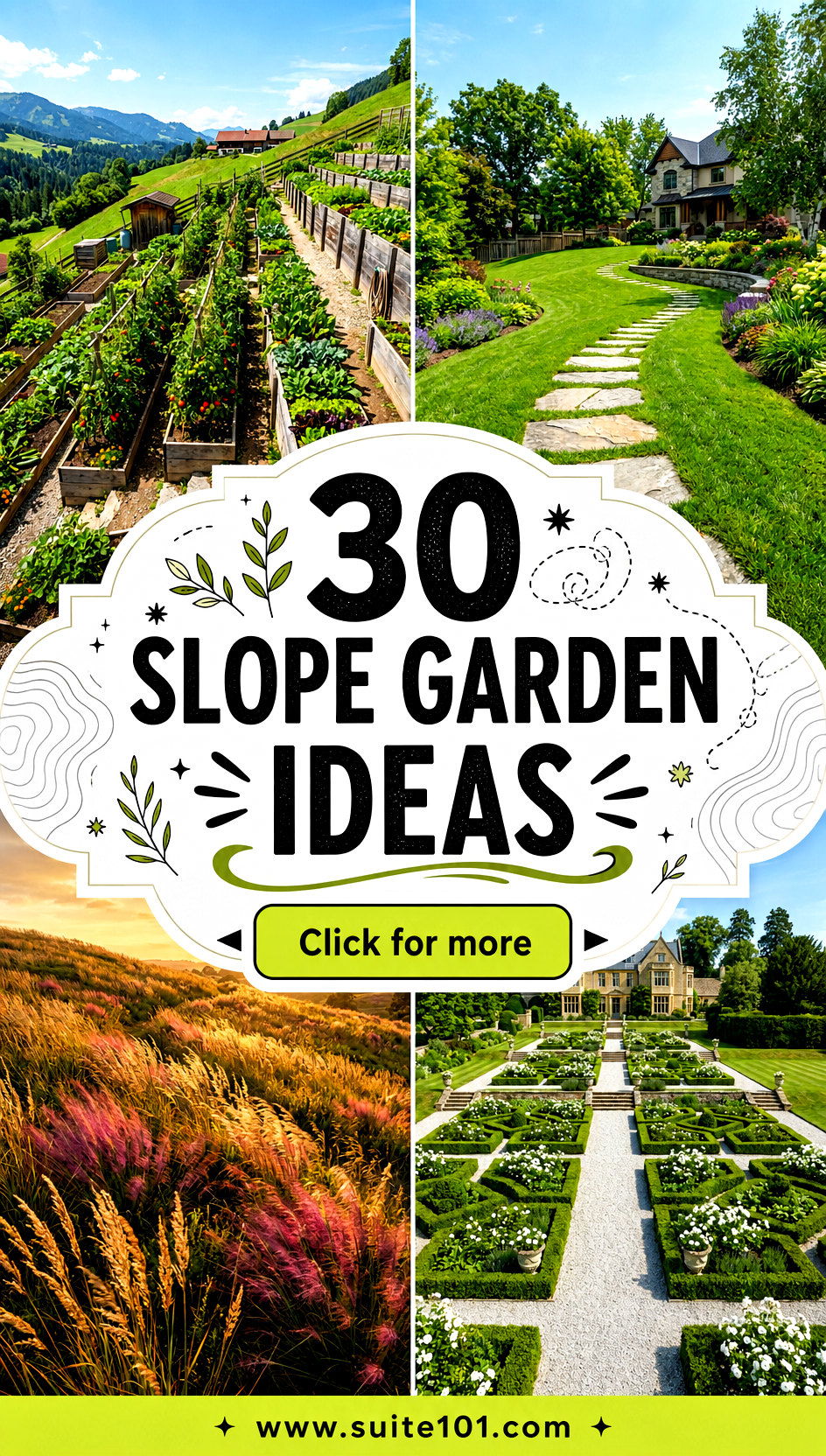 30 Slope Garden Ideas for Terraced Beauty on Any Slant - 30 Slope Garden Ideas for Terraced Beauty on Any Slant