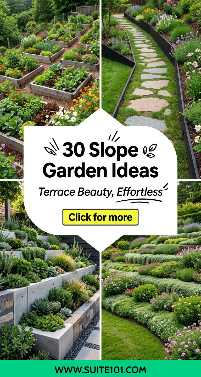 30 Slope Garden Ideas for Terraced Beauty on Any Slant - 30 Slope Garden Ideas for Terraced Beauty on Any Slant