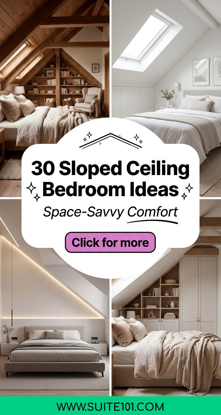 30 Sloped Ceiling Bedroom Ideas for Stunning Space-Savvy Comfort - 30 Sloped Ceiling Bedroom Ideas for Stunning, Space-Savvy Comfort