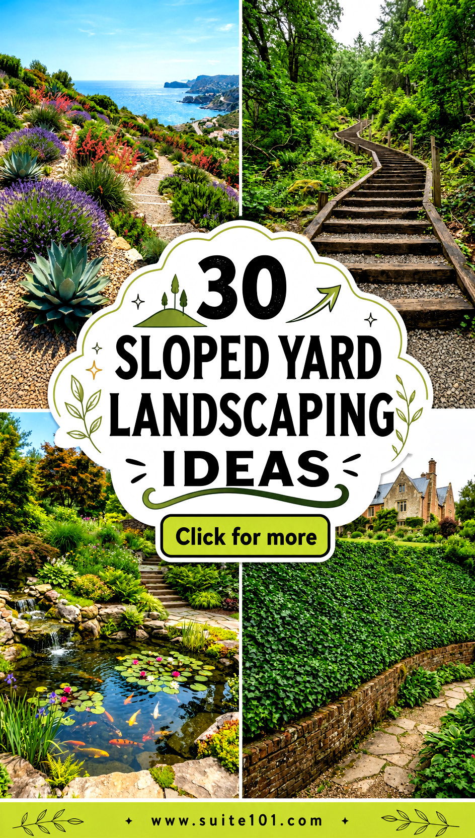 30 Sloped Yard Landscaping Ideas to Boost Curb Appeal Now - 30 Sloped Yard Landscaping Ideas to Boost Curb Appeal Now
