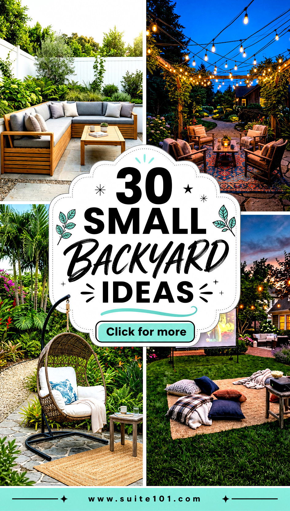 30 Small Backyard Ideas for a Backyard Makeover That Feels Huge - 30 Small Backyard Ideas for a Backyard Makeover That Feels Huge