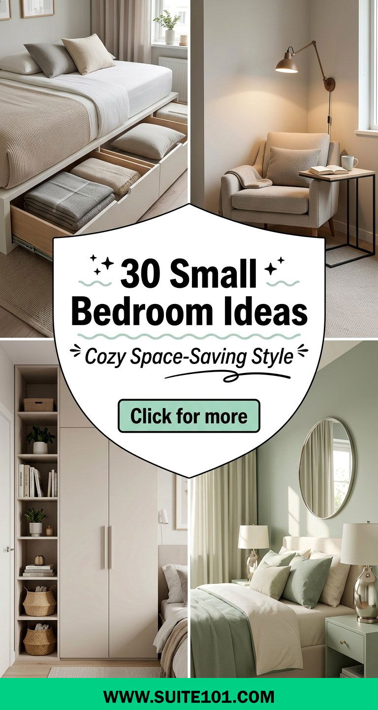 30 Small Bedroom Ideas for Cozy Space-Saving Style Anywhere - 30 Small Bedroom Ideas for Cozy, Space-Saving Style Anywhere