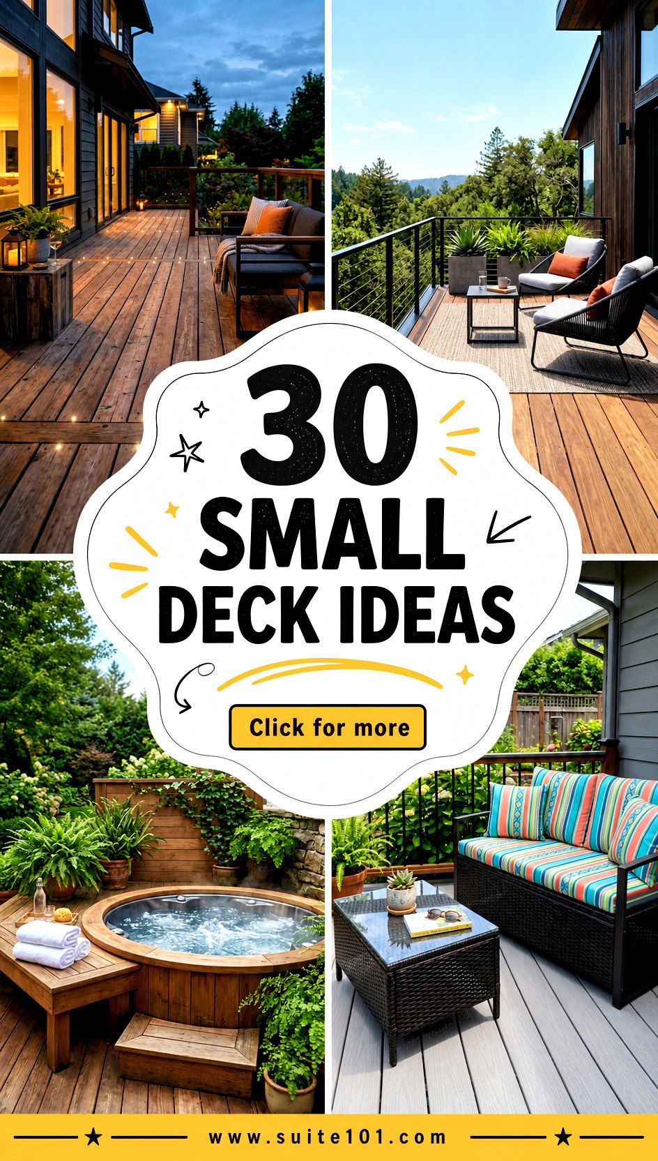 30 Small Deck Ideas for Stylish Outdoor Relaxation on Any Budget - 30 Small Deck Ideas for Stylish Outdoor Relaxation on Any Budget