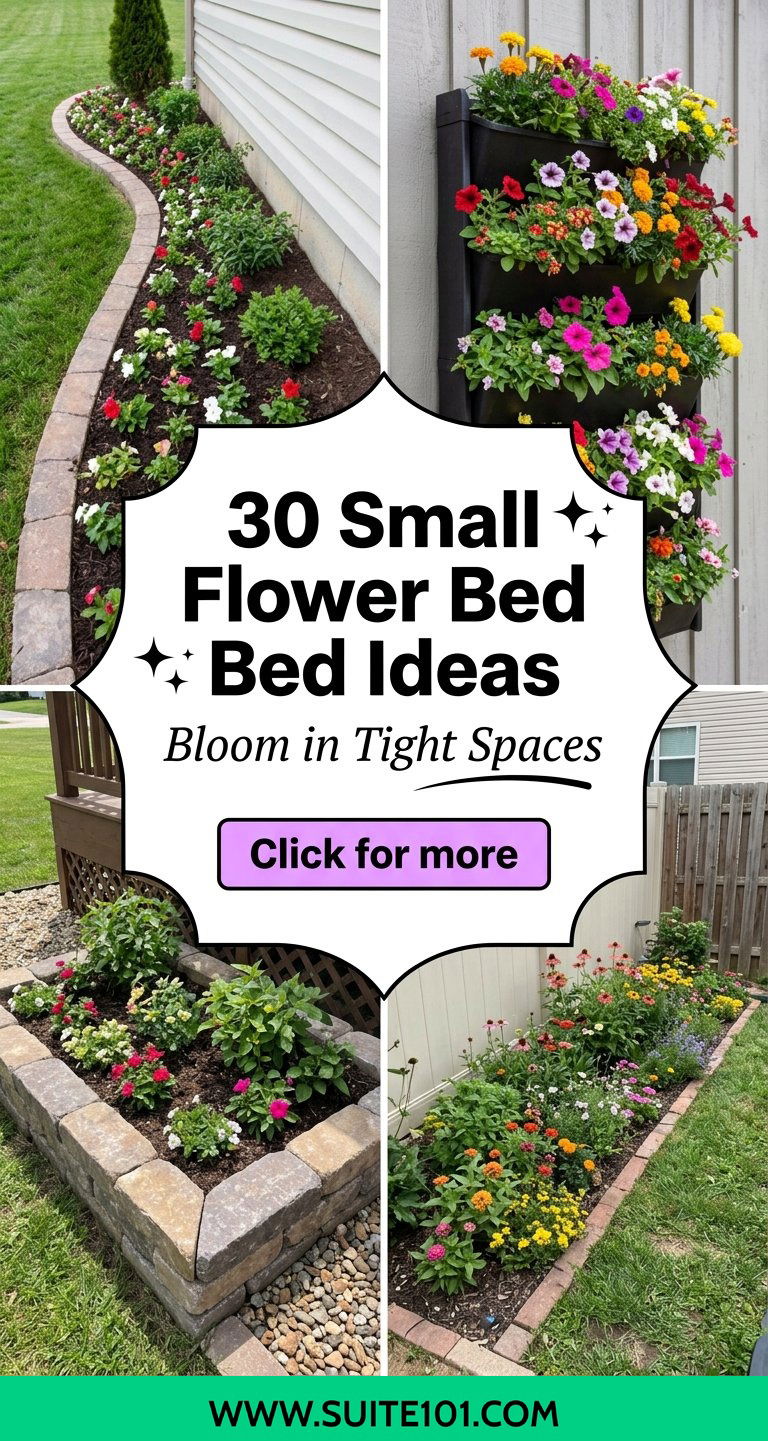 30 Small Flower Bed Ideas for Color That Blooms in Tight Spaces - 30 Small Flower Bed Ideas for Color That Blooms in Tight Spaces