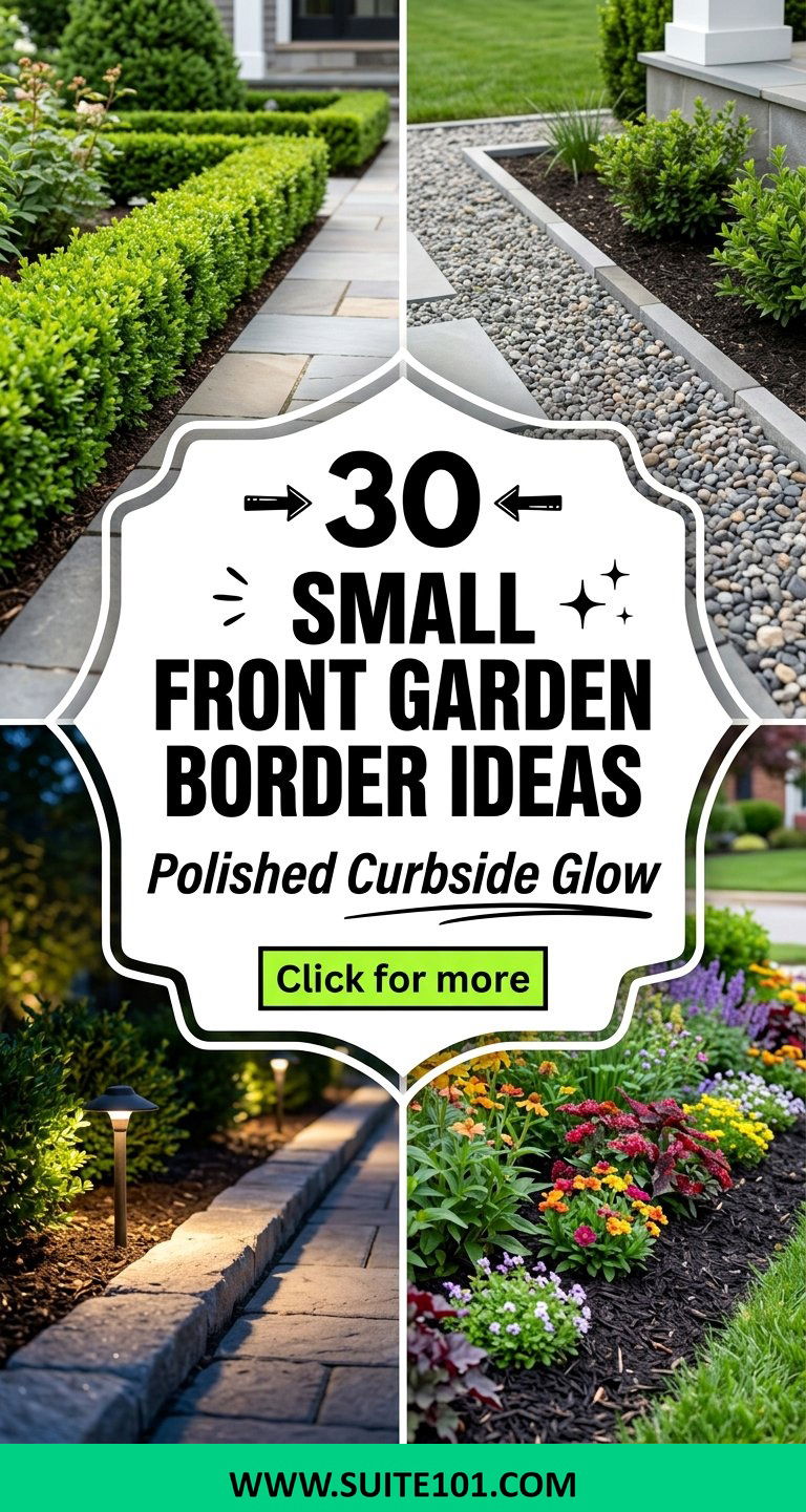 30 Small Front Garden Border Ideas for a Polished Curbside Glow - 30 Small Front Garden Border Ideas for a Polished, Curbside Glow