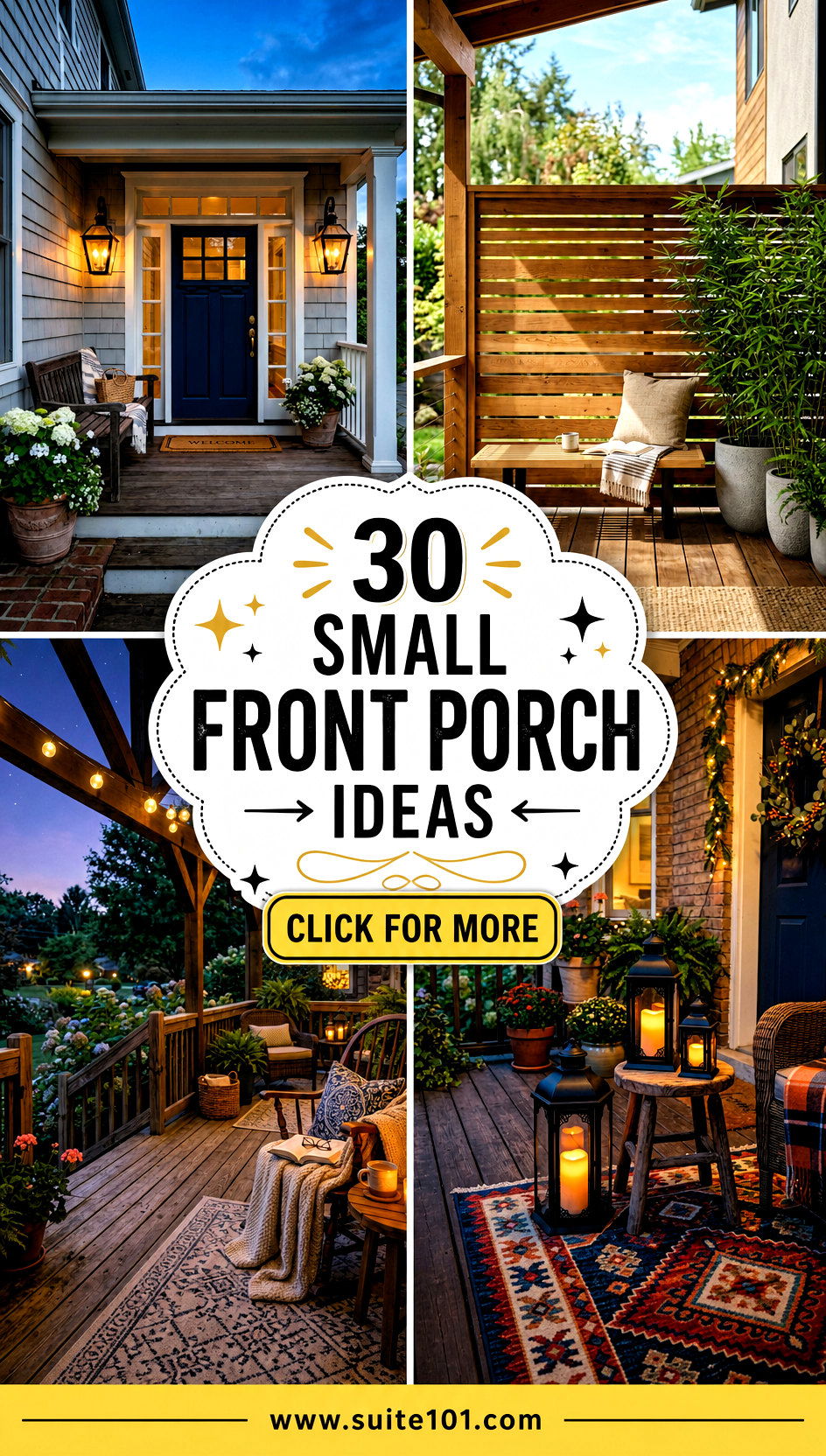 30 Small Front Porch Ideas to Create a Welcoming Entryway Fast - 30 Small Front Porch Ideas to Create a Welcoming Entryway Fast