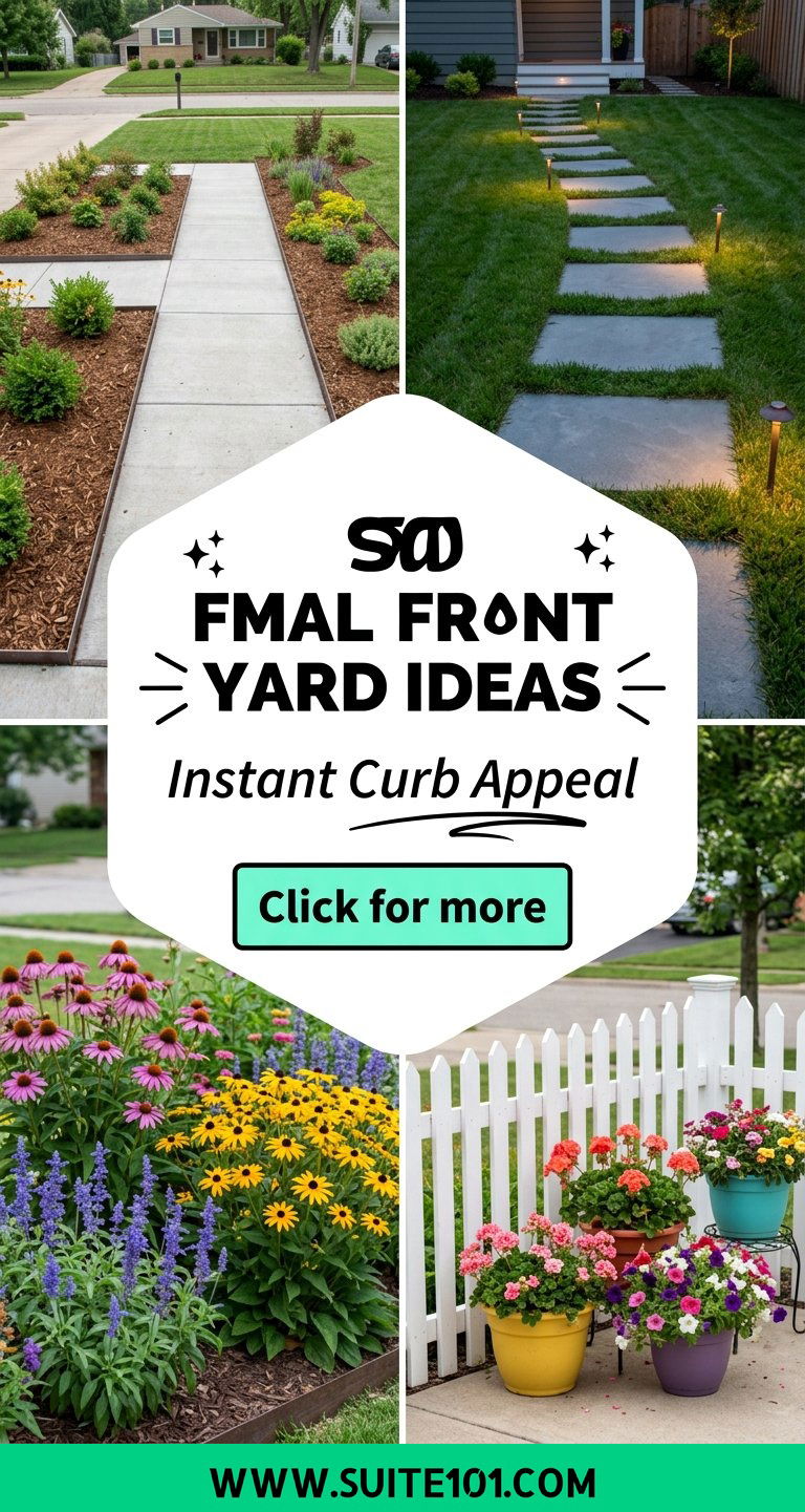 30 Small Front Yard Ideas for Instant Curb Appeal on Any Budget - 30 Small Front Yard Ideas for Instant Curb Appeal on Any Budget