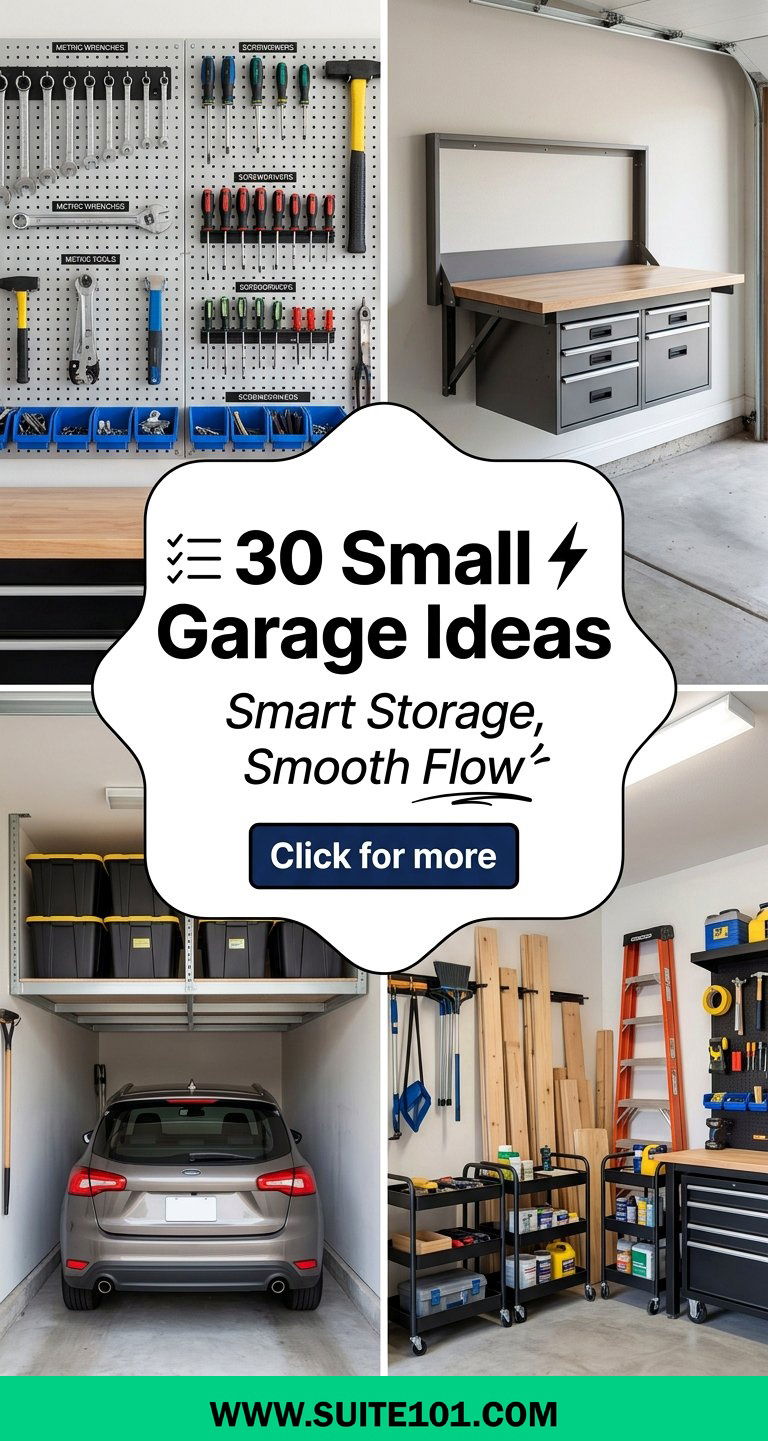 30 Small Garage Ideas for Smart Storage Parking Workshop Flow - 30 Small Garage Ideas for Smart Storage, Parking, Workshop Flow