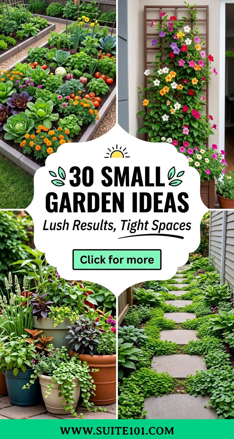 30 Small Garden Ideas for Lush Results in the Tightest Spaces - 30 Small Garden Ideas for Lush Results in the Tightest Spaces