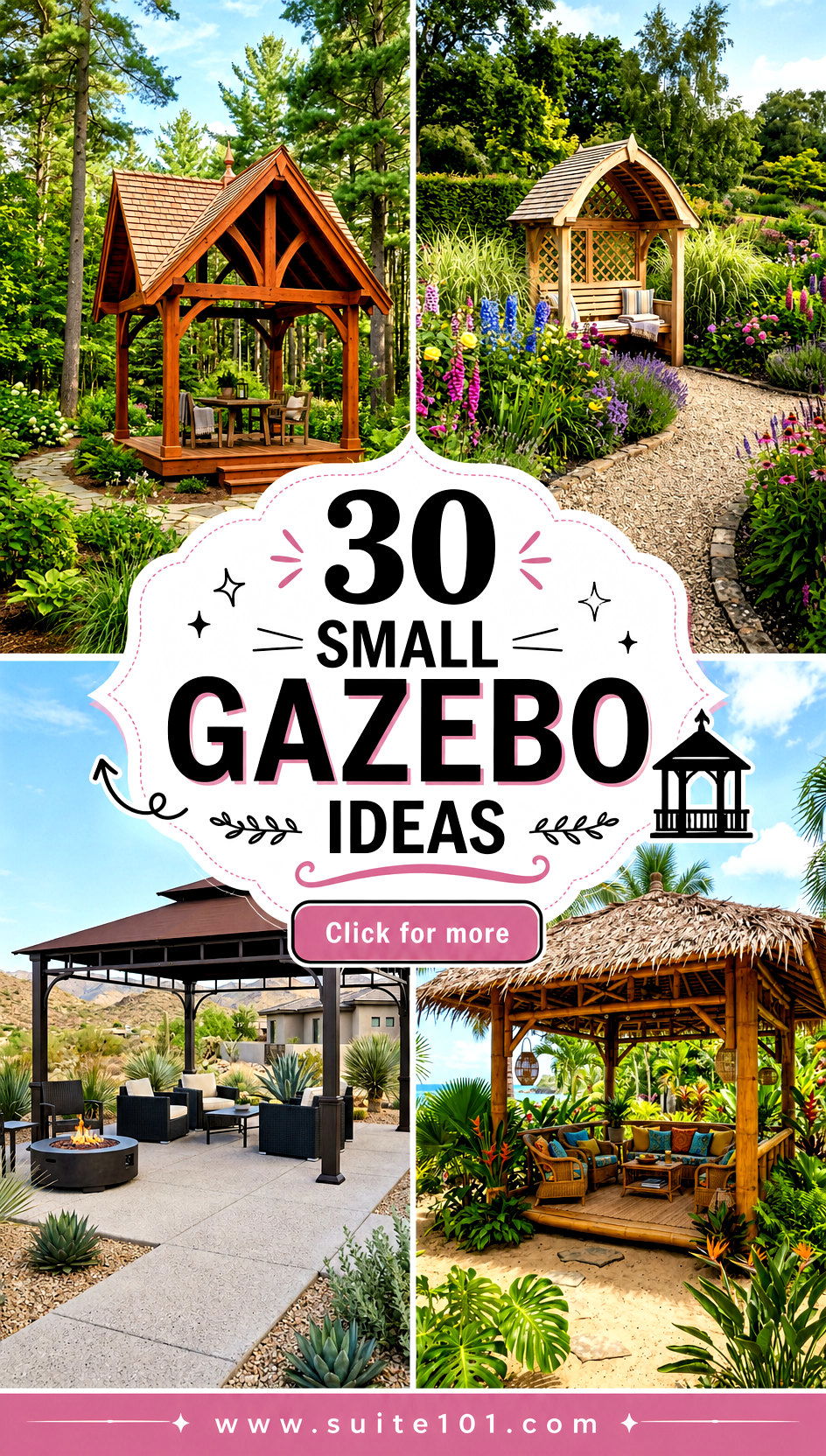 30 Small Gazebo Ideas to Make Your Backyard Feel Like a Retreat - 30 Small Gazebo Ideas to Make Your Backyard Feel Like a Retreat