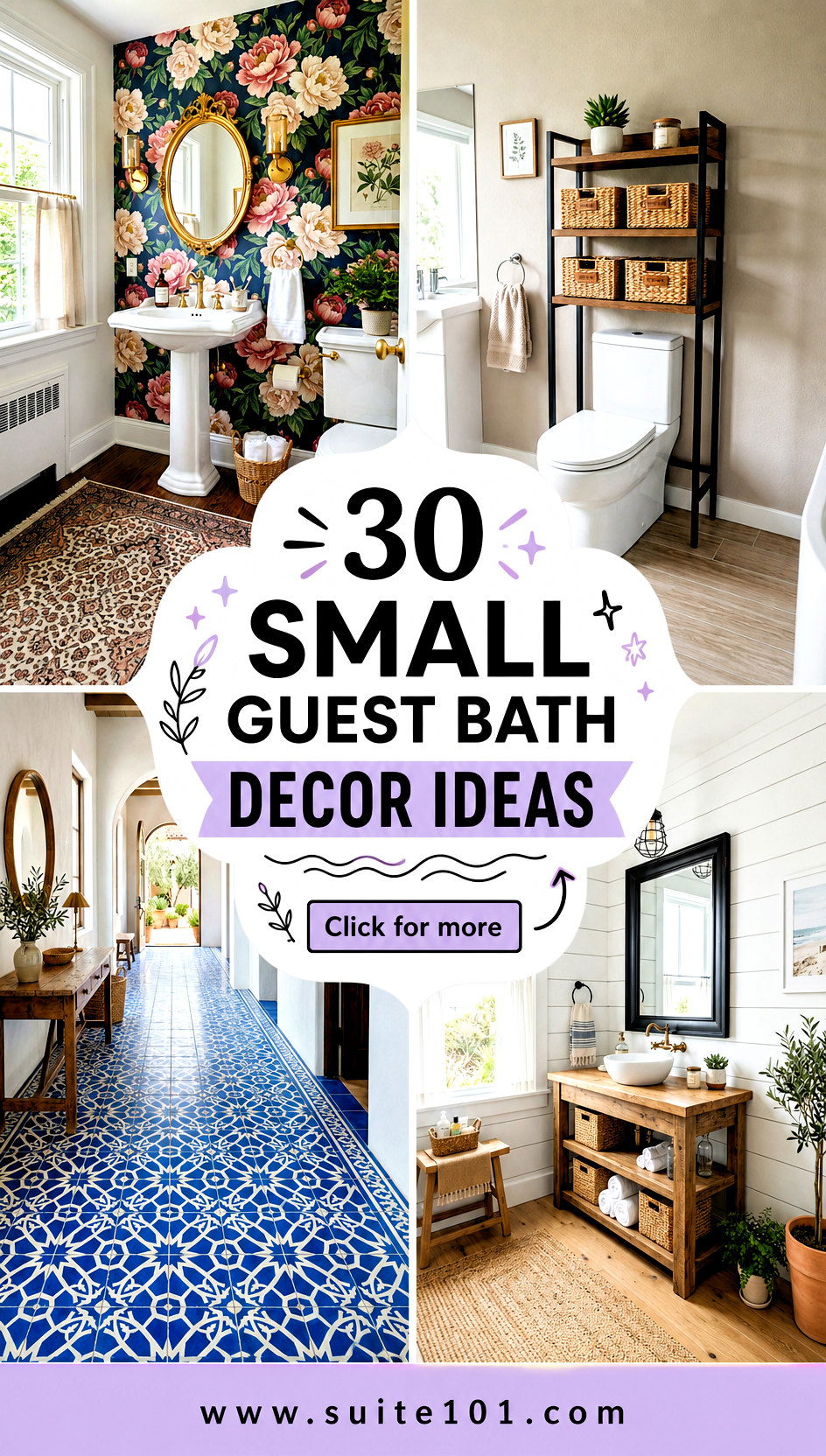 30 Small Guest Bath Decor Ideas for a Spa Look in Limited Space - 30 Small Guest Bath Decor Ideas for a Spa Look in Limited Space