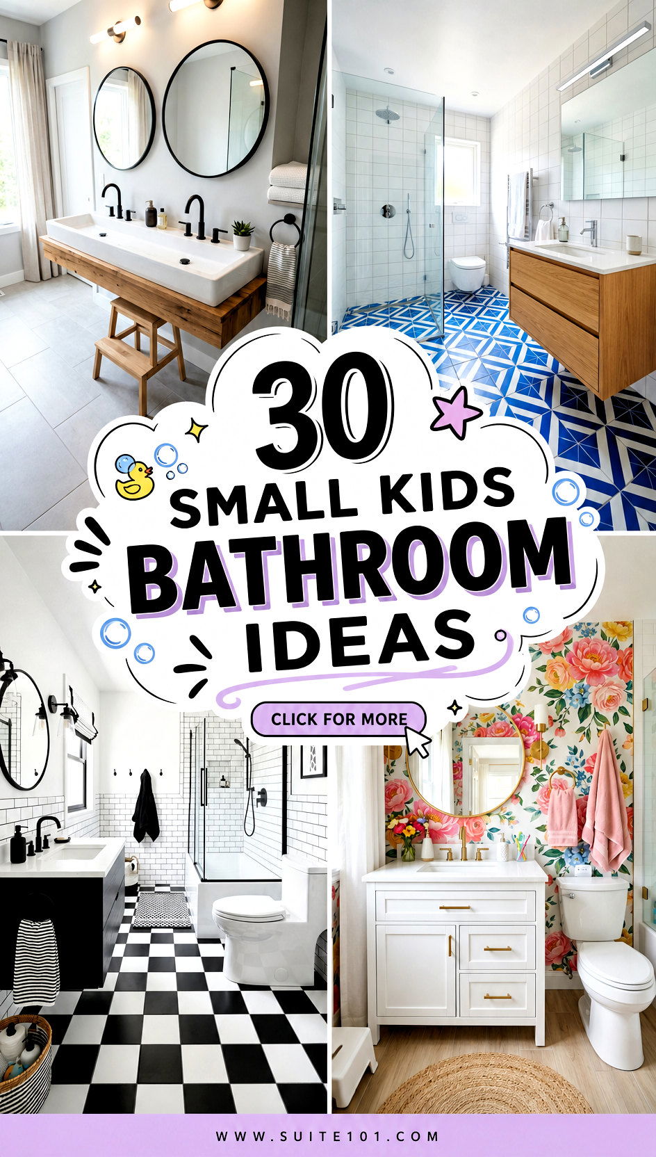 30 Small Kids Bathroom Ideas That Make Bath Time Fun Every Day - 30 Small Kids Bathroom Ideas That Make Bath Time Fun Every Day