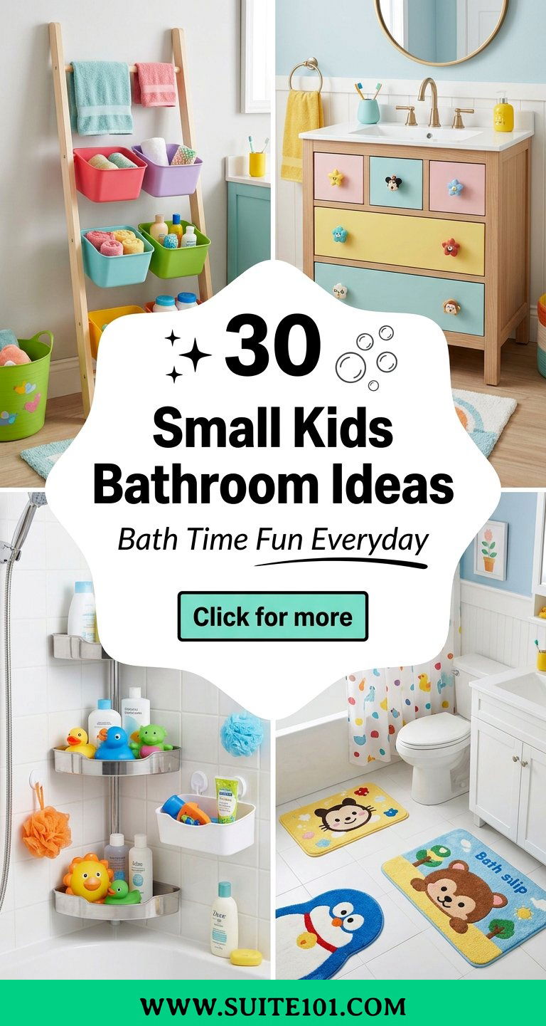 30 Small Kids Bathroom Ideas That Make Bath Time Fun Every Day - 30 Small Kids Bathroom Ideas That Make Bath Time Fun Every Day