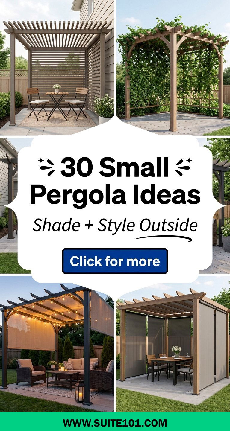 30 Small Pergola Ideas to Create Shade and Style Outside - 30 Small Pergola Ideas to Create Shade and Style Outside